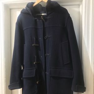 Men’s Nautica wool toggle pea coat Navy Blue